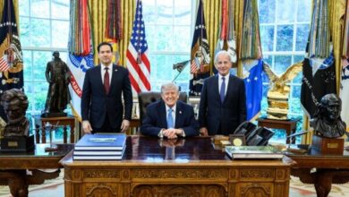 ترامب وروبيو أكّدوا لعيسى التزامهم المحادثات الجارية وجهود السفارة لدعم لبنان في حصر السلاح بيد الدولة واستعادة السيادة