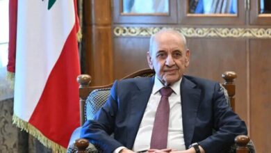بري حول الحديث عن تقديم سوريا تعهدات للولايات المتحدة للمساعدة في التعامل مع الحزب : سوريا ليست في هذا الوارد بري حول الحديث عن تقديم سوريا تعهدات للولايات المتحدة للمساعدة في التعامل مع الحزب : سوريا ليست في هذا الوارد